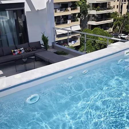 Costa Voula Private Pool Penthouse By The Atény